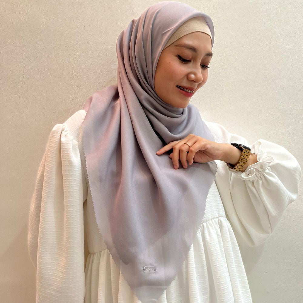 Image of Eclemix Dinara Plain Hijab | Hijab Polos Segiempat Paris Japan Premium